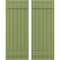 Ekena Millwork Americraft 6-Board, 2 Batten Exterior Real Wood Joined Board-n-Batten Shutters, ARW101BB621X54MGH, PR ARW101BB621X54MGH - alternate 1
